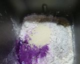 紫芋パウダー&ライ麦粉入りの食パン作り方2写真