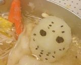 大根おろしアート☆ジェイソン編作り方1写真