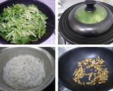 春雨ほうれん草のサラダ・・春雨菠菜作り方1写真