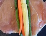 ★紅茶煮★鶏の野菜巻作り方2写真