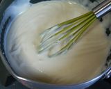 わさび菜とタラコのクリームパスタ♪作り方6写真