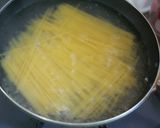 わさび菜とタラコのクリームパスタ♪作り方3写真