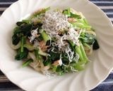 ツナと小松菜のヘルシー焼きうどん作り方5写真