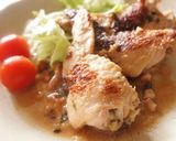 春キャベツ♪手羽先の照り焼き　たらこ風味作り方7写真