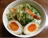 鍋の素で☆簡単豆乳味噌ラーメン作り方6写真