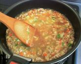 野菜たっぷり黒豚肉みそうどん　Ｂ級グルメ作り方3写真