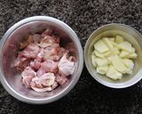 鶏もも肉とじゃがいもの甘辛～♪作り方2写真
