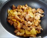 鶏もも肉とじゃがいもの甘辛～♪作り方4写真