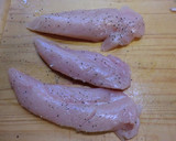 ささみをトリプル胡麻で焼きましたの作り方1写真