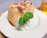しっとりフワフワ♪桜のシフォンケーキ♪作り方9写真