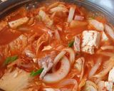 韓国料理 キムチチゲ作り方3写真