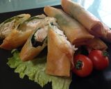 低カロリーささみ春巻き＊梅しそ＆チーズ作り方7写真