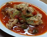 手羽元のトマト煮込み作り方4写真