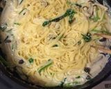 冷蔵庫の食材でクリームパスタ作り方6写真