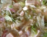 豆腐のレタスカニあん作り方2写真