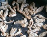 白菜の芯でシャキシャキ炒め カレー味作り方4写真