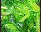 ほうれん草、豆もやし、エリンギのピリ辛炒作り方1写真