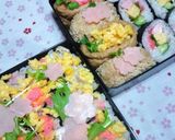お花見･行楽･ひな祭り☆桜太巻き寿司♪作り方8写真