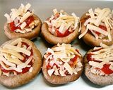 一口おつまみ♥しいたけのトマチー焼き作り方4写真