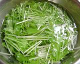 ☆　水菜と油揚げの”カリシャキ”サラダ作り方2写真