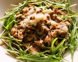 えのきでヘルシー納豆ツナおろしスパゲティ作り方7写真