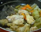 やわらか大根&骨付き鶏肉の含め煮作り方4写真