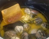 アサリとクチナシの春色炊き込みご飯作り方3写真
