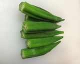 オクラと油揚げの柚子胡椒ポン酢和え作り方1写真
