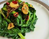 ほうれん草De ペペロン　塩昆布が決め手作り方5写真