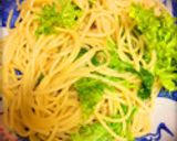 わさび菜とアンチョビのパスタ作り方8写真