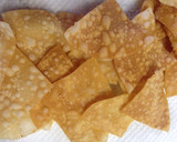 余った餃子 の皮でギョウザチップ♡のり塩作り方5写真