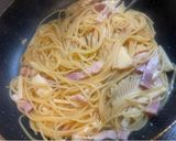 ワンパン絶品🤩筍とベーコンのオイルパスタ作り方7写真