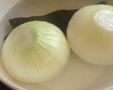 超簡単・ふろふき新玉葱のセリ味噌添え作り方2写真