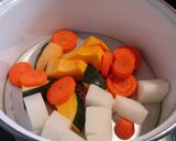 ＊＊温野菜サラダ＊＊くるみ味噌ディップ作り方2写真