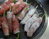 ししとう味噌詰め✿豚巻きフライ作り方3写真