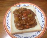 ＊キャベツinカレーチーズトースト＊作り方1写真