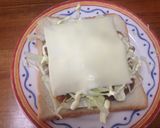＊キャベツinカレーチーズトースト＊作り方4写真
