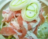 ダイエットレシピもやしと豚バラ蒸し鍋作り方3写真