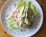 ランチ☆生ハムとアボガドのベーグルサンド作り方5写真