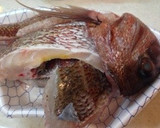 ＊鯛のあらとごぼうの煮付け(かぶと煮)＊作り方6写真