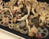 ホットプレートで春の玄米パエリア♪作り方6写真