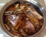 ＊鯛のあらとごぼうの煮付け(かぶと煮)＊作り方8写真