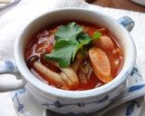 酸味まろやか　トマトとキャベツのスープ作り方5写真