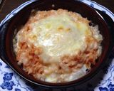 卵＊チーズ＊トマトソースの簡単ドリアだよ作り方6写真