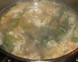 ３分広東料理　油菜と湯（スープ）作り方4写真