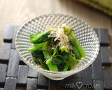 ほうれん草と海苔つくだ煮の和え物作り方4写真