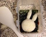 キャラ弁ミッフィーちゃん簡単☆miffy作り方3写真