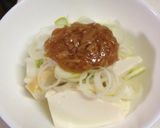 簡単お豆腐料理♩なめたけ温奴作り方4写真
