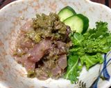 アジのふきのとう味噌和え♪作り方7写真