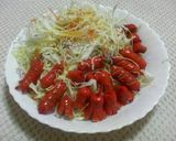 簡単☆きゃべつたっぷりウインナー炒め作り方8写真